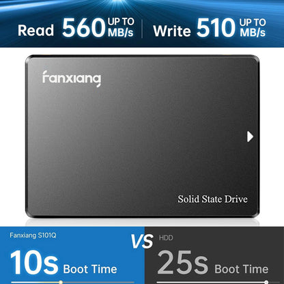Fanxiang S101 512GB SATA III SSD | 2.5" Internal | 550MB/s | 3-Year Warranty