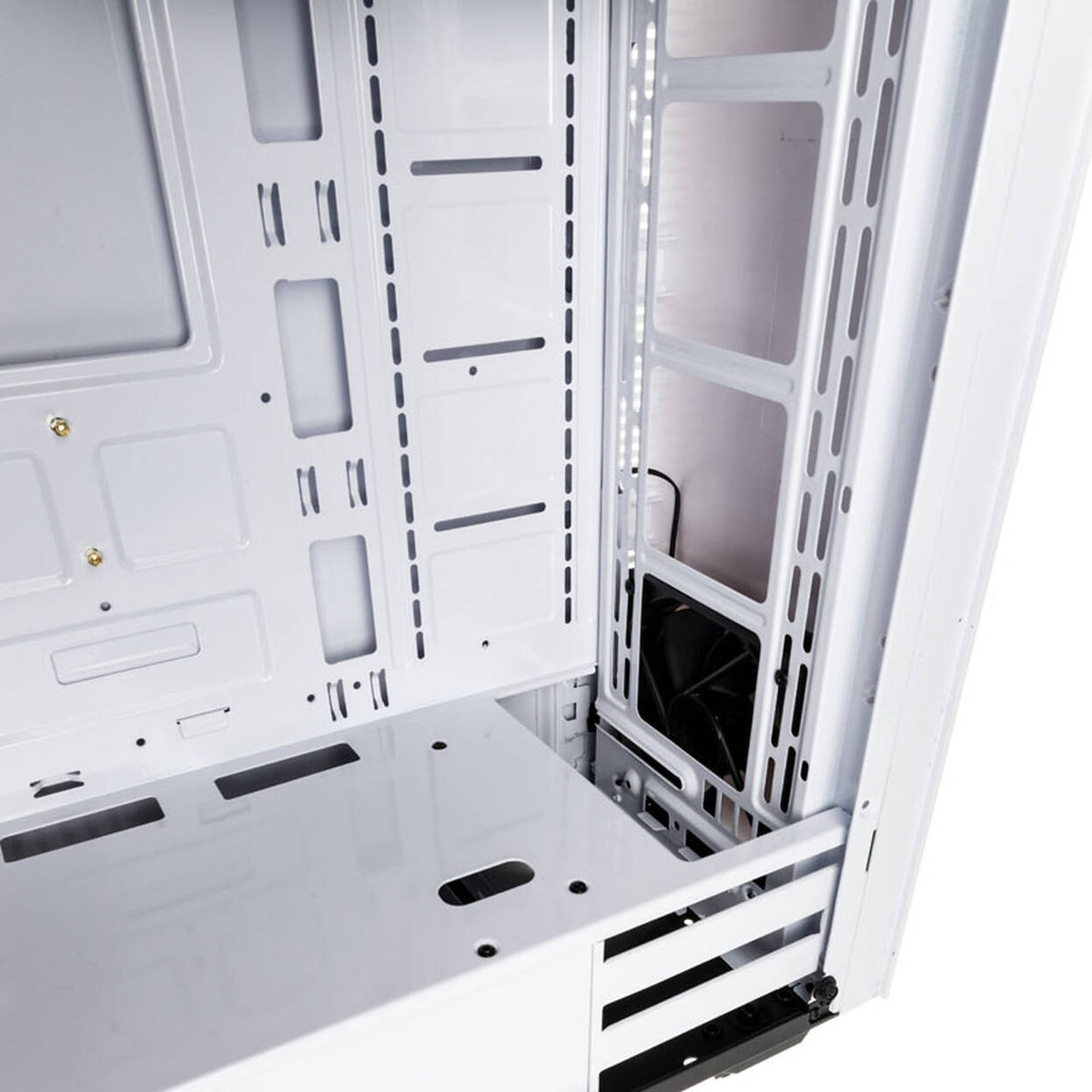 Kolink Stronghold White Midi-Tower PC Case | Tempered Glass Side Window