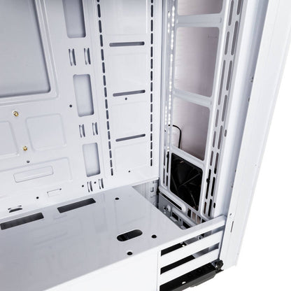 Kolink Stronghold White Midi-Tower PC Case | Tempered Glass Side Window