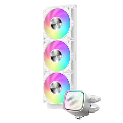 SAMA 360mm AIO Liquid CPU Cooler White ARGB 3x 120mm PWM Fans Intel AMD New L50