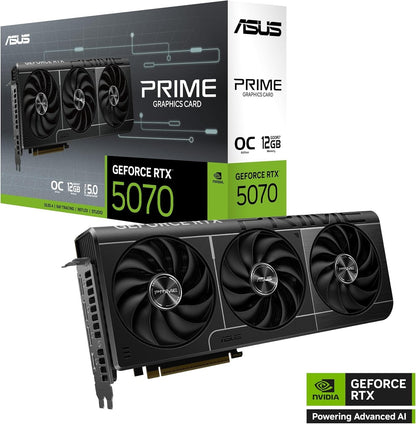 Eggy PC | ASUS Prime GeForce RTX 5070 12GB GDDR7 OC - PCIe 5.0 - Axial-tech