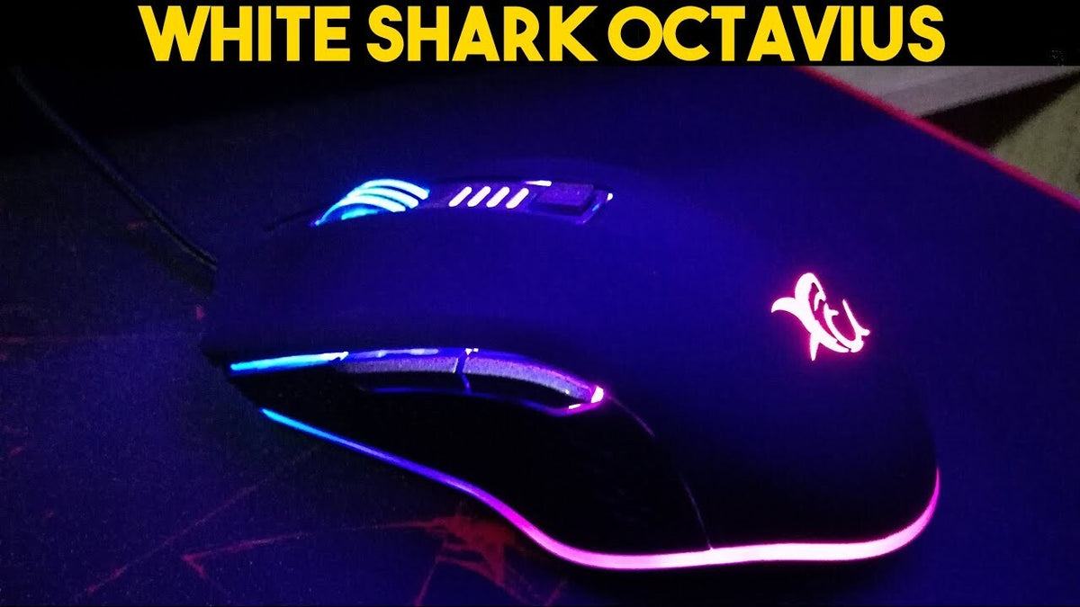 White Shark Gaming Pro RGB Octavius Mouse 6400DPI RGB USB
