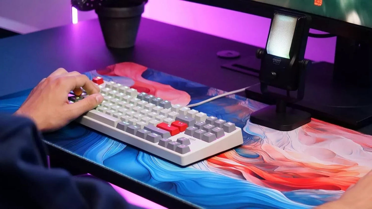 CHERRY XTRFY K4V2 TKL Wired Gaming Keyboard | UK Layout | RGB | MX2A Red Switches