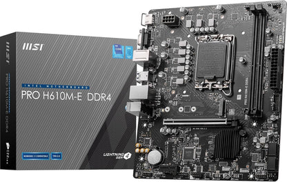 MSi H610 Home Bundle DIY Kit With Intel i3 12100 (iGPU) 16GB RAM Fully Assembled