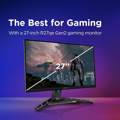 Lenovo Legion R27qe Gen 2 27" QHD 1440p IPS Gaming Monitor 200Hz 0.5ms HDMI 2.1