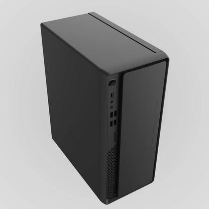 Black Home Office PC: Intel 7400 (12th Gen Alder Lake) | UHD 730 16GB | 256NMVe