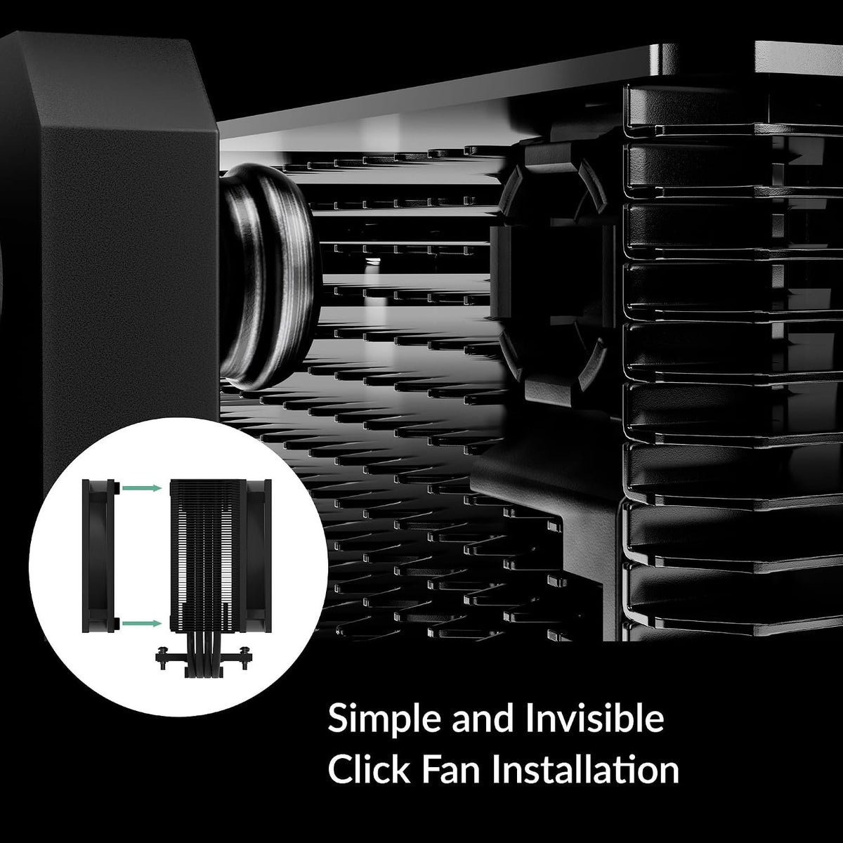 ARCTIC Freezer 36 Black CPU Cooler Push Pull Dual 120mm Fans LGA1700 AM5 New