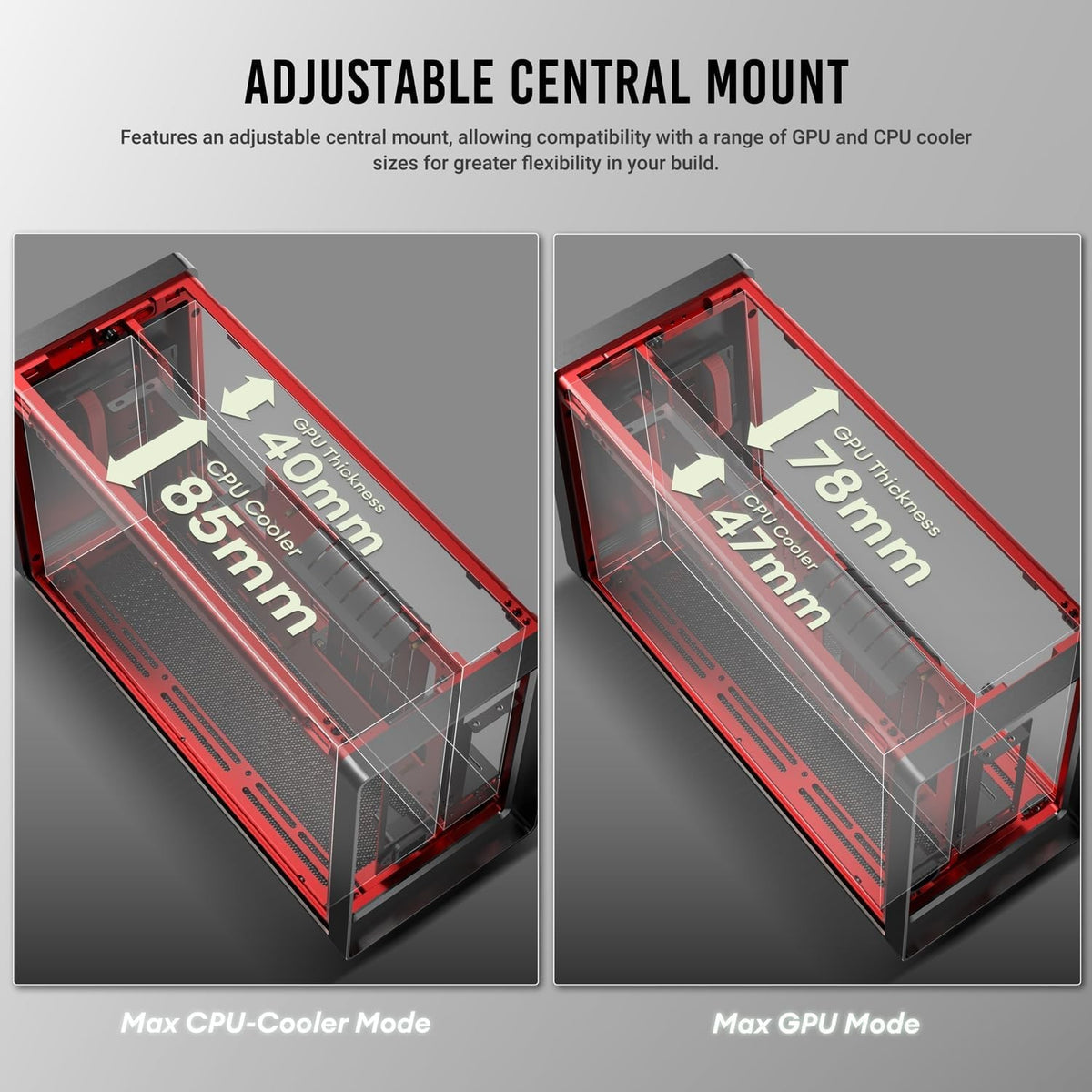 Antec Performance 1M Aventurine Mini ITX PC Case CNC Aluminum PCIe 4.0 Riser