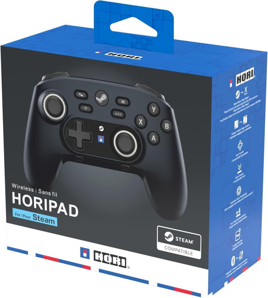 HORI Wireless HORIPAD for Steam (Midnight Black) - Pro Controller New Boxed
