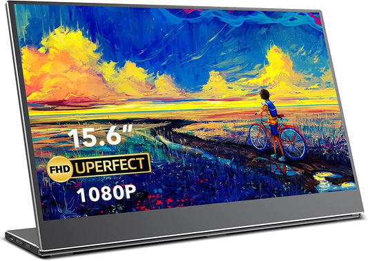 UPERFECT 15.6" Portable Monitor | 1080P FHD | IPS | USB-C | Mini HDMI
