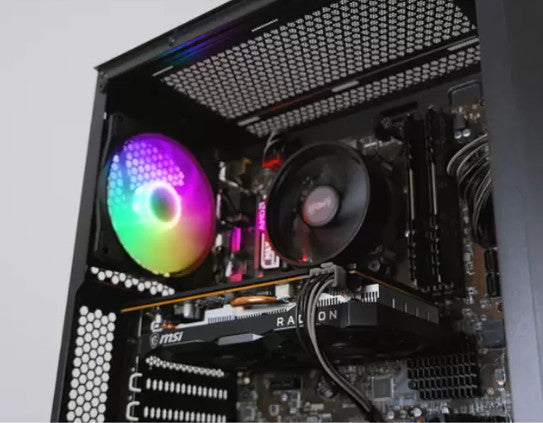 MSi Team Red Custom Build R5 16Gb 1TB SSD Radeon RX6600XT RGB Gaming PC Next Day