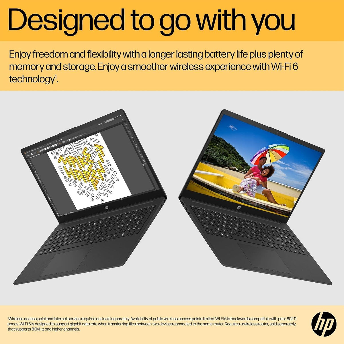 HP 15.6" Laptop AMD Ryzen 7 16GB RAM 512GB SSD Windows 11 Fast Charge FHD Jet Black