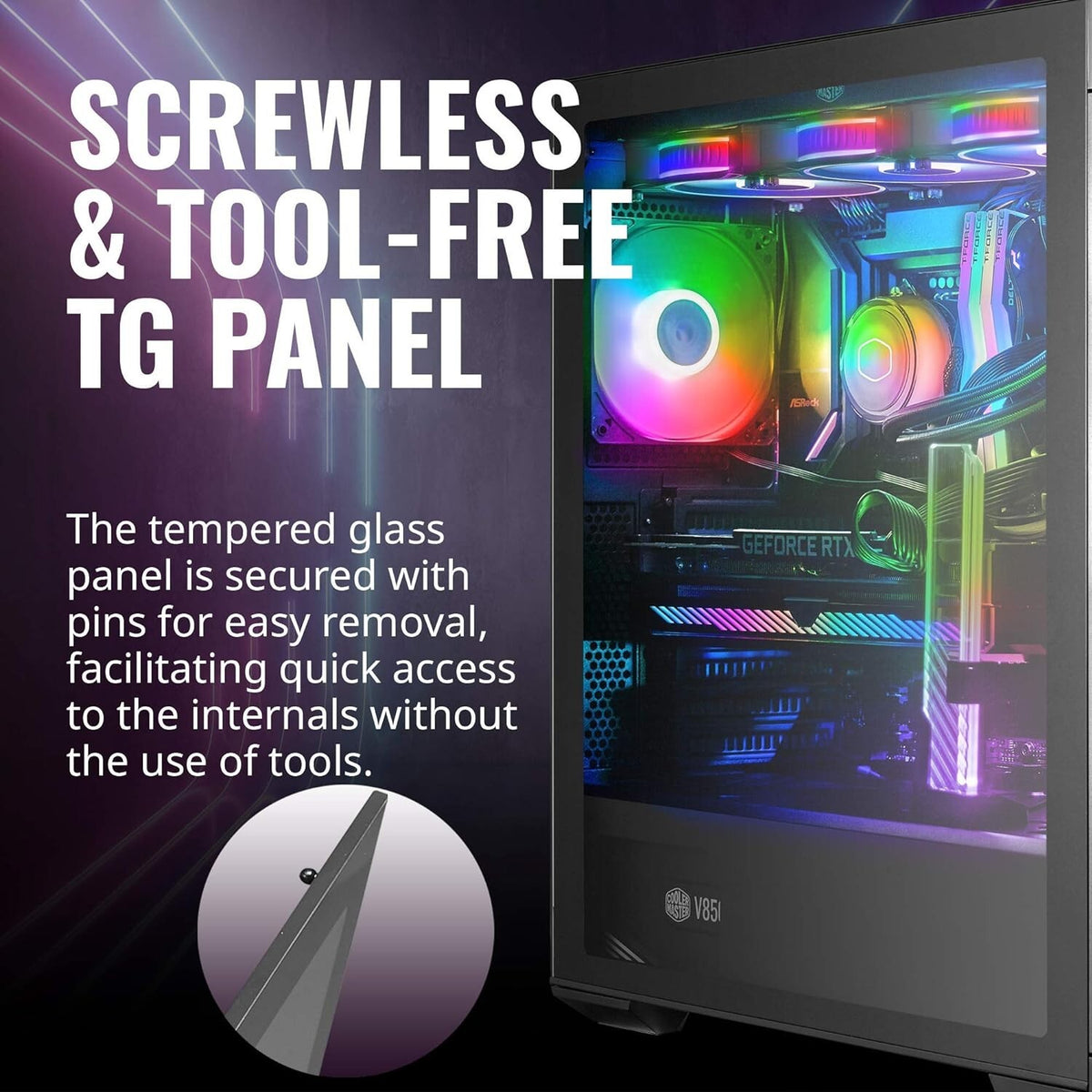 EGGY PC Cooler Master HAF 540 RGB Gaming PC | Intel or Ryzen | NVIDIA or Radeon | 16/32GB | 1TB NVMe
