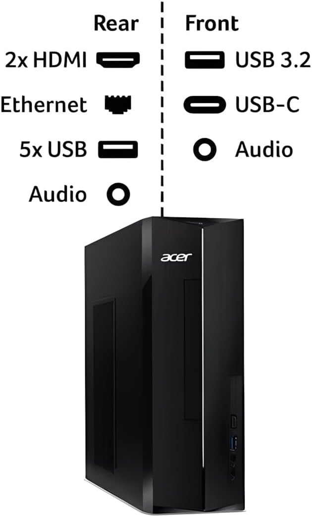 Acer Aspire XC-1760 | Intel Core i5-12400 | Intel ARC A380 6GB | 16GB DDR4 | 256GB NVMe + 1TB HDD | Win 11 Home