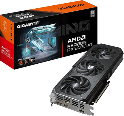 GIGABYTE Radeon RX 9060 XT GAMING OC 8GB GDDR6 Graphics Card PCIe 5.0 GPU