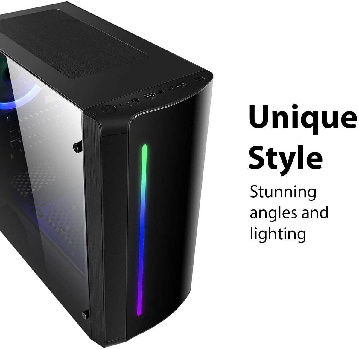 EGGY PC CiT BEAM RGB Gaming PC | RTX 4060 8GB | 16GB DDR4 | 500GB SSD | Win 11 | Choose Your CPU