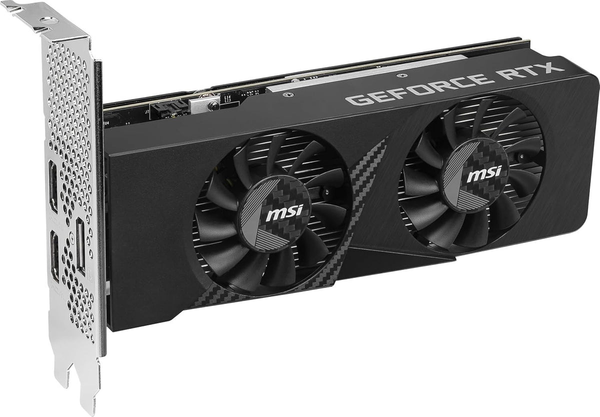 MSI GeForce RTX 3050 LP E 6G OC Low Profile Graphics Card 6GB GDDR6 SFF