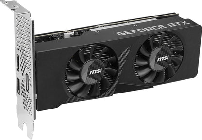 MSI GeForce RTX 3050 LP E 6G OC Low Profile Graphics Card 6GB GDDR6 SFF