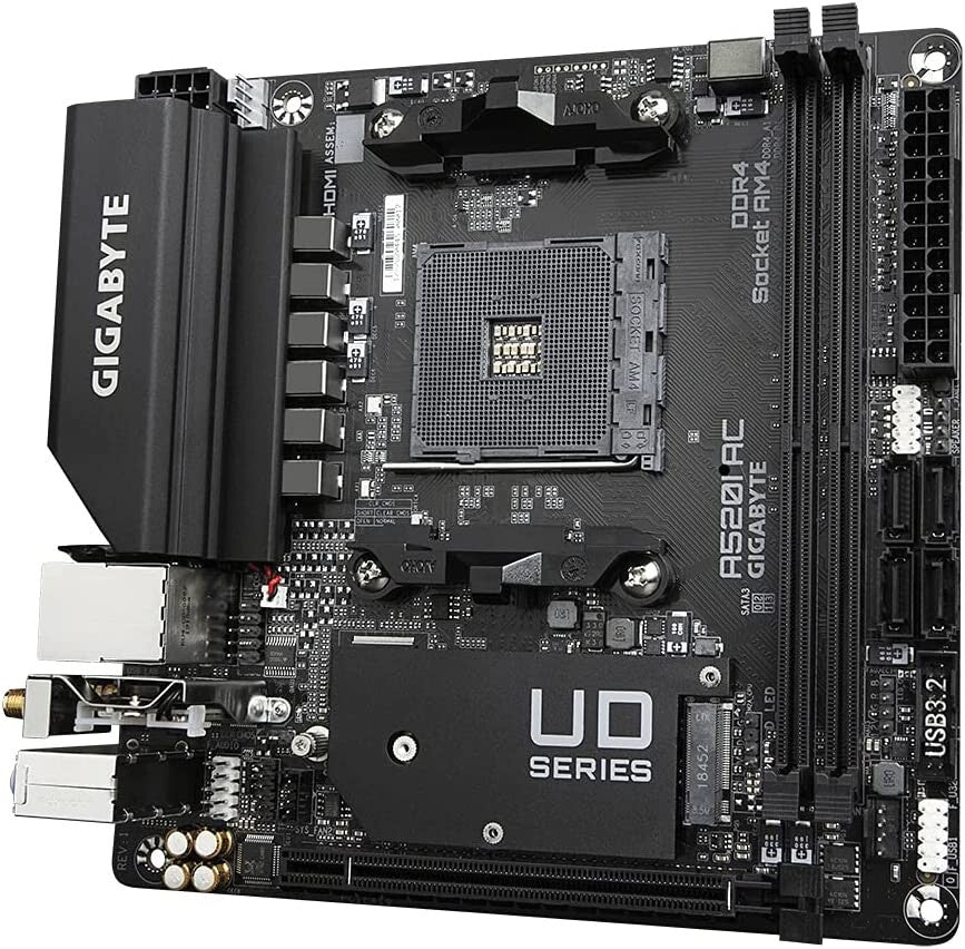 Gigabyte A520I AC ITX Motherboard for AMD AM4 CPUs