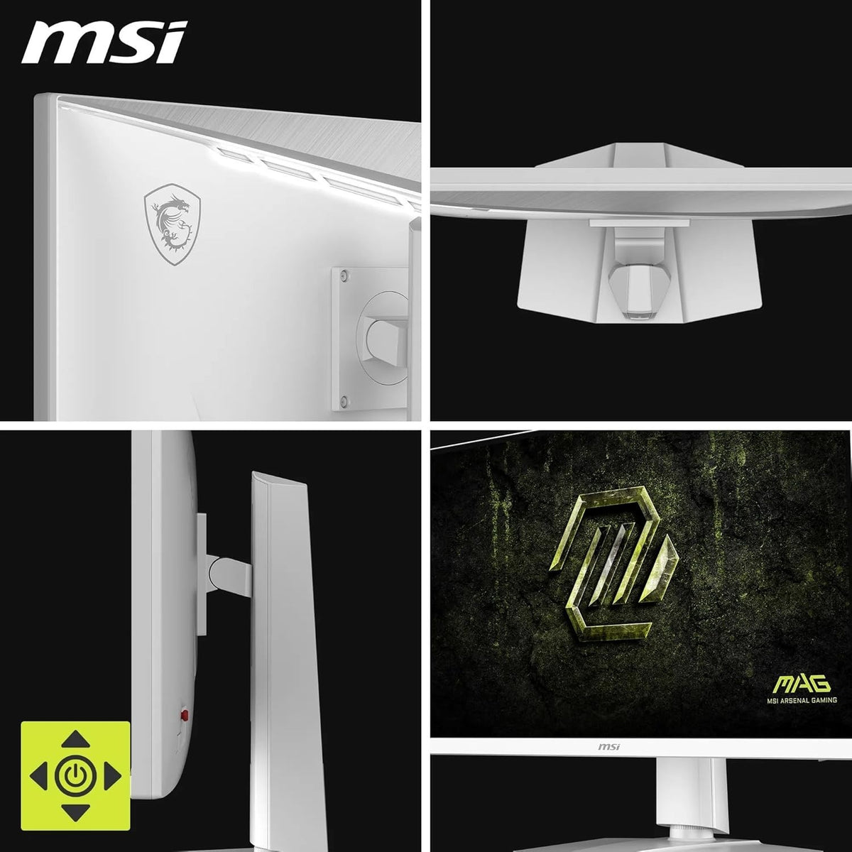 MSI MAG 274QRFW E20 27" WQHD Gaming Monitor 2560x1440 Rapid IPS 200Hz 0.5ms HDR