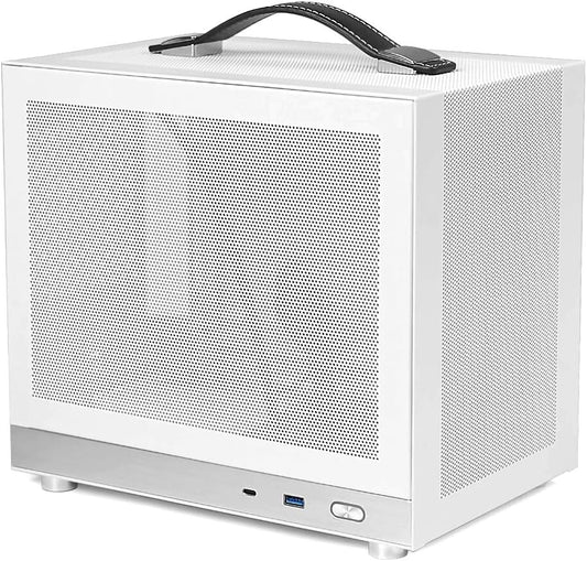 Mesh White Gaming Portable Mini ITX RGB PC Ryzen 5 RTX5060 32GB 2TB