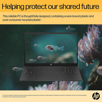 HP 15.6" Laptop AMD Ryzen 7 16GB RAM 512GB SSD Windows 11 Fast Charge FHD Jet Black