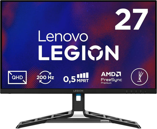 Lenovo Legion R27qe Gen 2 27" QHD 1440p IPS Gaming Monitor 200Hz 0.5ms HDMI 2.1