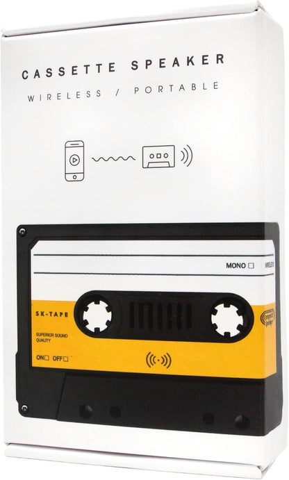 Suck UK Retro Cassette Wireless Bluetooth Speaker | Ultra-Portable Mini Speaker