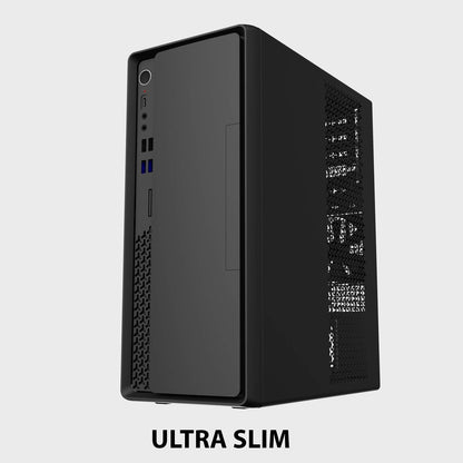 Black Home Office PC: Intel 7400 (12th Gen Alder Lake) | UHD 730 16GB | 256NMVe