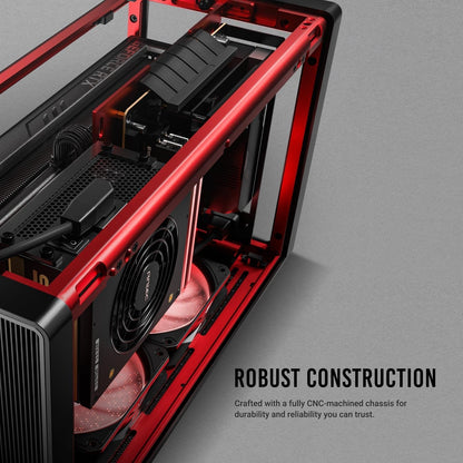 Antec Performance 1 M Black Mini ITX Gaming Case Aluminum Finish