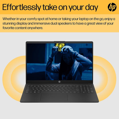 HP 15.6" Laptop AMD Ryzen 7 16GB RAM 512GB SSD Windows 11 Fast Charge FHD Jet Black