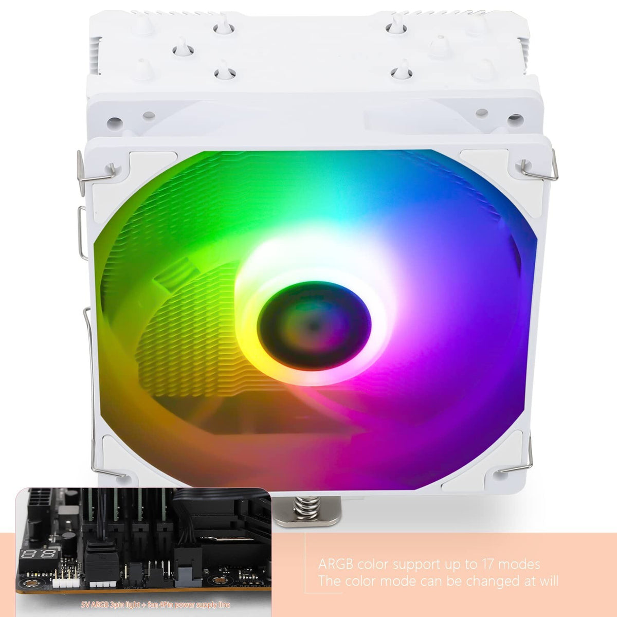 EGGY PC KZ-X1 White Portable Mini-ITX Gaming PC | Intel i5-12400 | RTX 4060 8GB | 16GB | 1TB NVMe