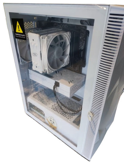 AMD Ryzen 5 MESH WHITE RGB 6 Fans Gaming PC 16GB RAM 256SSD 1TB HDD
