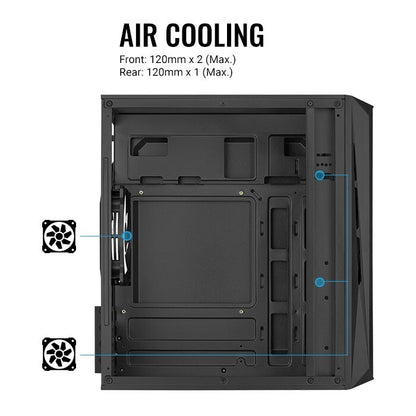 AMD Ryzen Gaming PC RGB 256NVMe 1TB HDD 16GB DDR4 AMD Radeon RX580 CLEARANCE