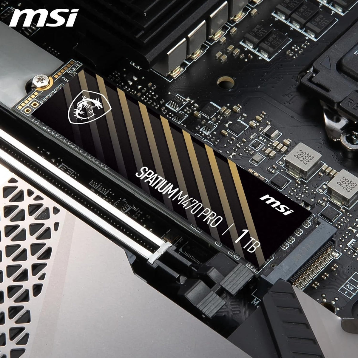 MSi Spatium Gen 4x4 M470 Pro NVMe SSD 5Y Warranty 6000MB/s Read Creators PS5 1TB