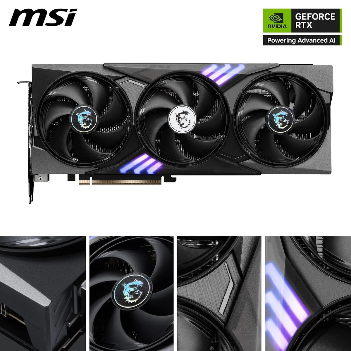 MSI GeForce RTX 5060 Ti 8G GAMING TRIO OC | 8GB GDDR7 | PCIe 5.0 | TRI FROZR 4