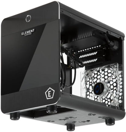 ATOMIC Gaming PC | AMD Ryzen 5 5600 | RX6600 8GB | 16GB RAM | 256GB NVMe + 1TB HDD | Mini ITX | Win 11 Pro