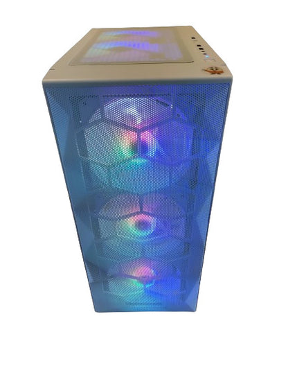 AMD Ryzen 5 MESH WHITE RGB 6 Fans Gaming PC 16GB RAM 256SSD 1TB HDD