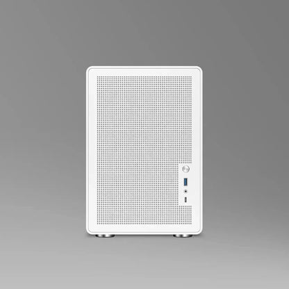 White Custom Mini iTX Gaming PC AMD Ryzen 5 NVIDIA RTX4060Ti 32GB RAM 1TB SSD