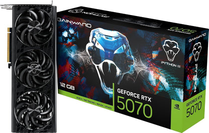 Gainward GeForce RTX 5070 Python III 12GB GDDR7 Graphics Card - PCIe 5.0 - NEW