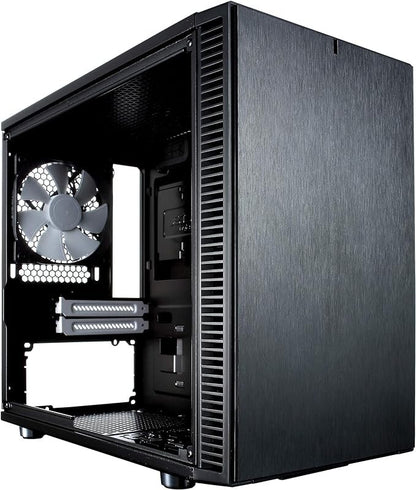 Fractal Design Nano S Window ITX Black PC Case (Glass Window Version) 2 x Fans