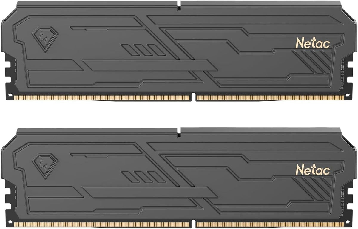 Netac Shadow III 16GB (2x8GB) DDR4 3200MHz CL16 Gaming RAM Memory Kit Black -NEW