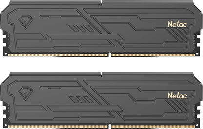 Netac Shadow III 16GB (2x8GB) DDR4 3200MHz CL16 Gaming RAM Memory Kit Black -NEW