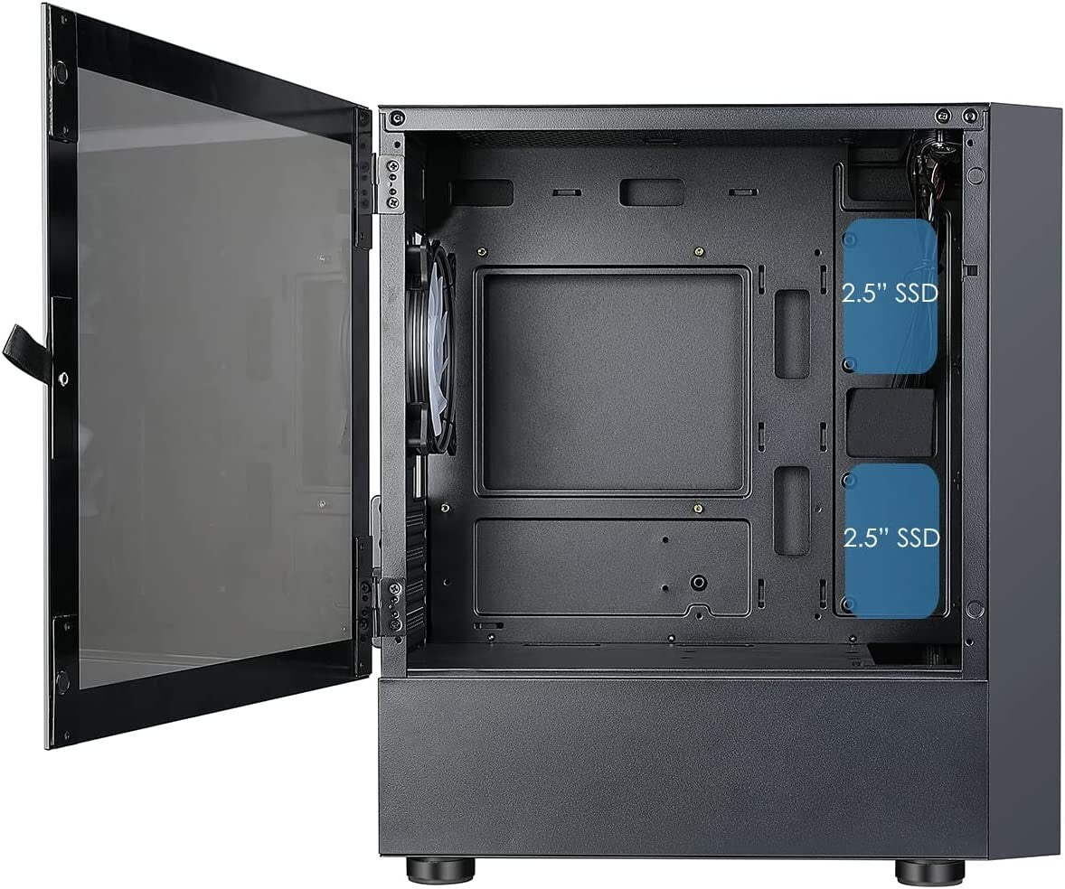 EGGY PC Custom Gaming PC | Intel Core i5-12400 | RTX 4060 8GB | 16GB RAM | 1TB NVMe | Win 11 | RGB
