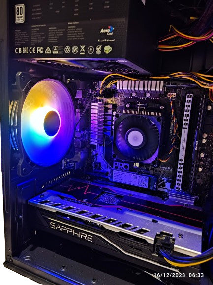 AMD Ryzen Gaming PC RGB 256NVMe 1TB HDD 16GB DDR4 AMD Radeon RX580 CLEARANCE