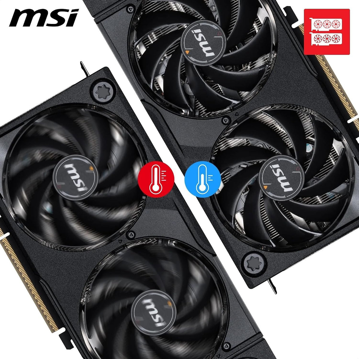 MSI GeForce RTX 5080 SHADOW 3X 16GB GDDR7 Graphics Card PCIe 5.0 GPU