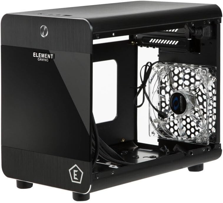 ATOMIC Gaming PC | AMD Ryzen 5 5600 | RX6600 8GB | 16GB RAM | 256GB NVMe + 1TB HDD | Mini ITX | Win 11 Pro