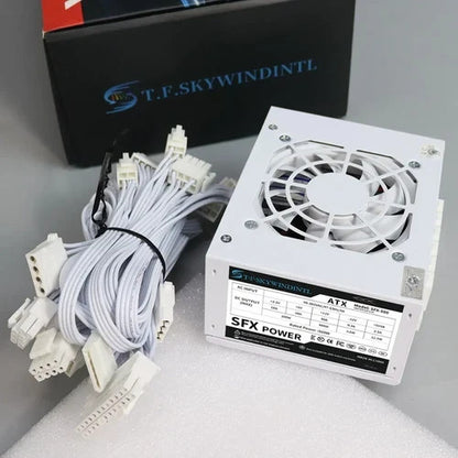 Fully Modular WHITE SFX-500W Mini ITX Solution/Micro ATX/SFX 500W Power SupplyUK