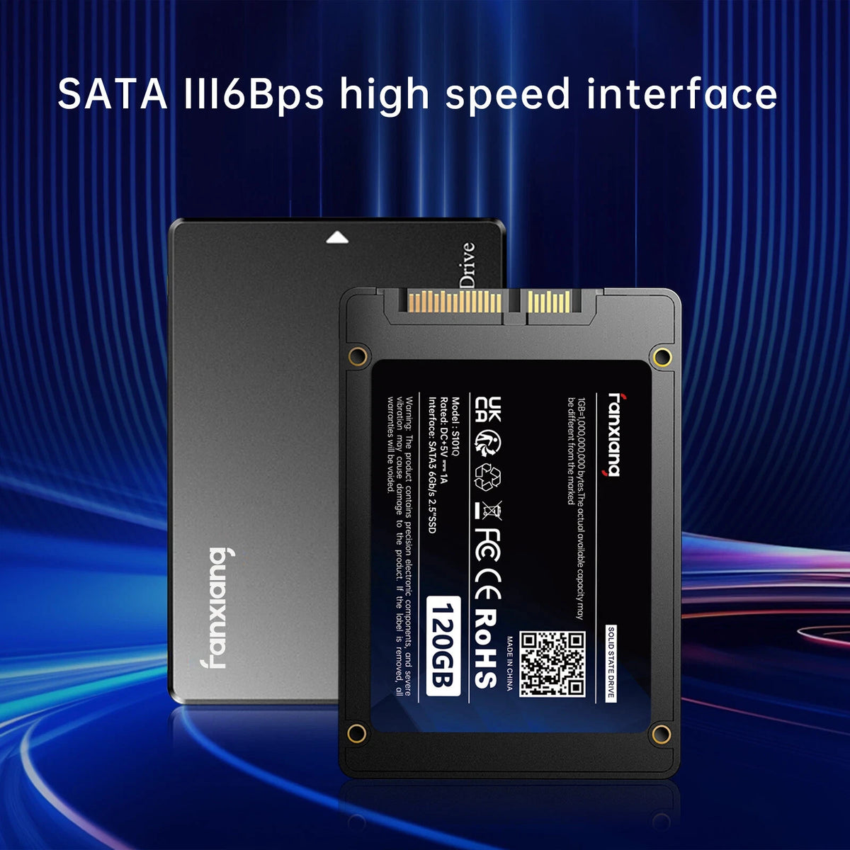 Fanxiang S101 512GB SATA III SSD | 2.5" Internal | 550MB/s | 3-Year Warranty