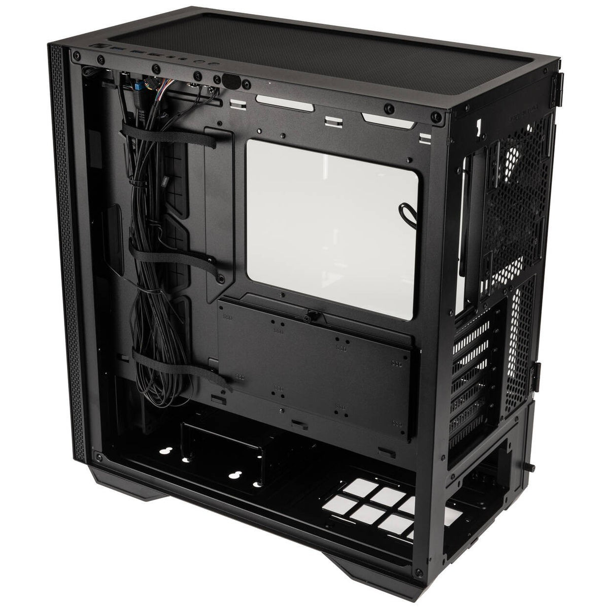 Kolink Stronghold Prime Mid Tower ATX PC Gaming Case - Black Tempered Glass